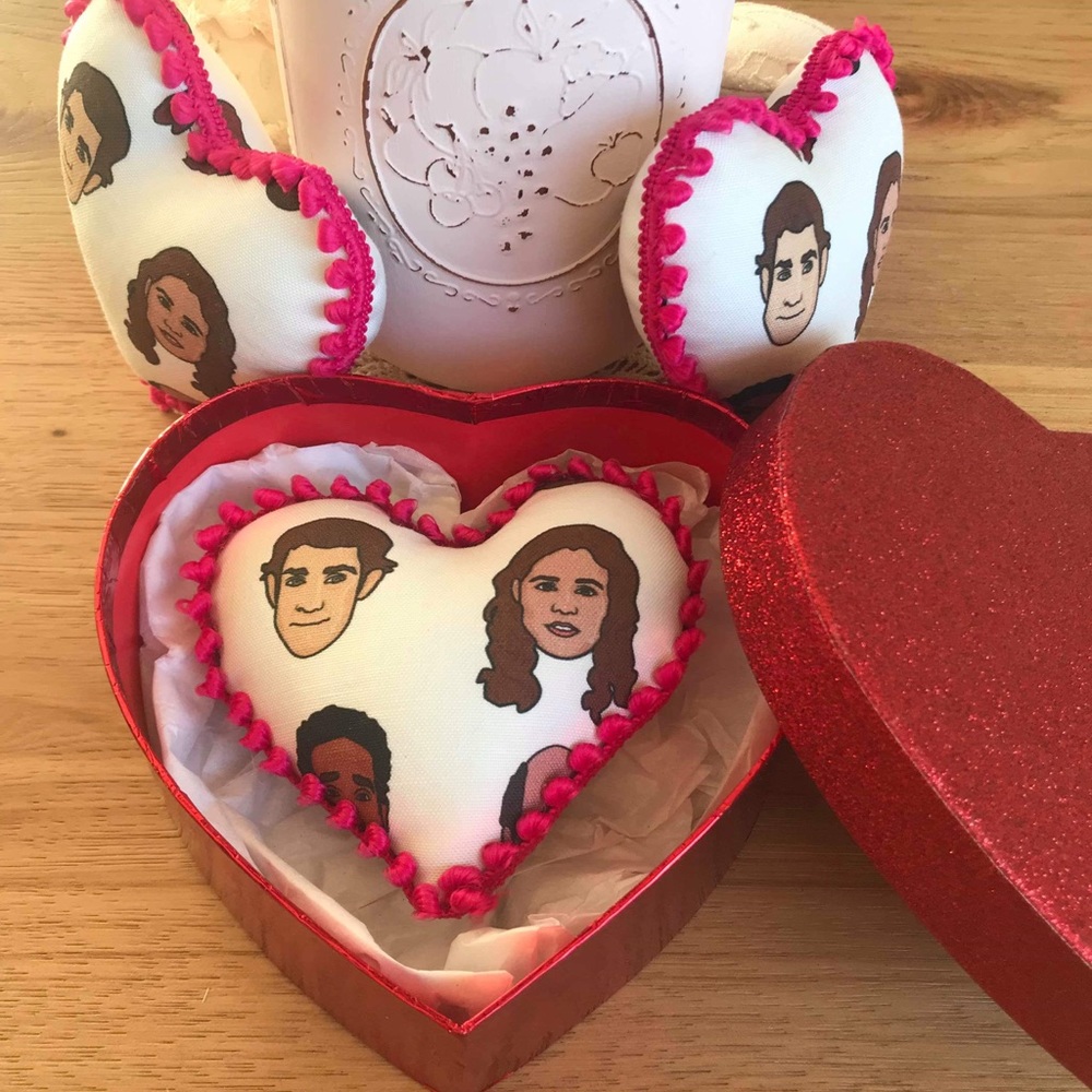 The Office Jim and Pam Mini Pillows Decor